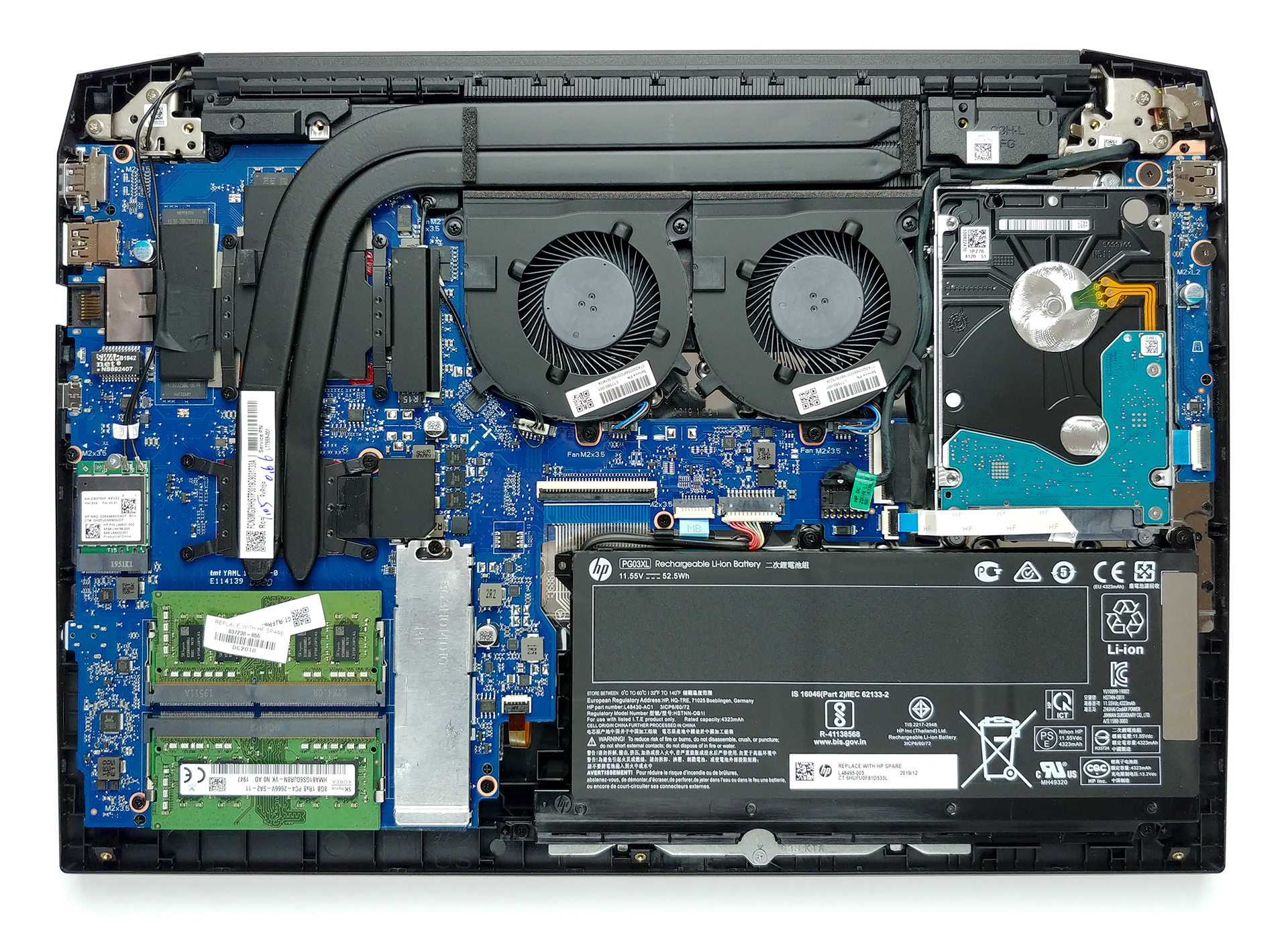 Inside HP Pavilion Gaming 15 15 ec0000 Disassembly And Upgrade 
