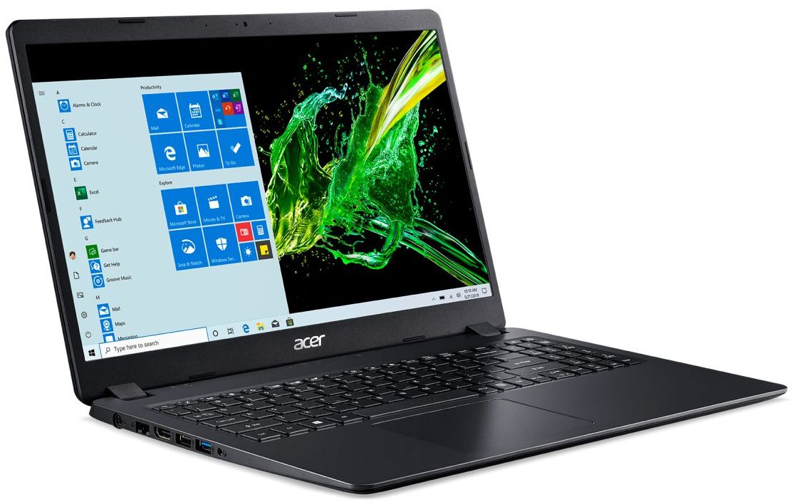 Acer Aspire 3 - i5-1035G1 · UHD Graphics G1 · 15.6”, HD (1366 x
