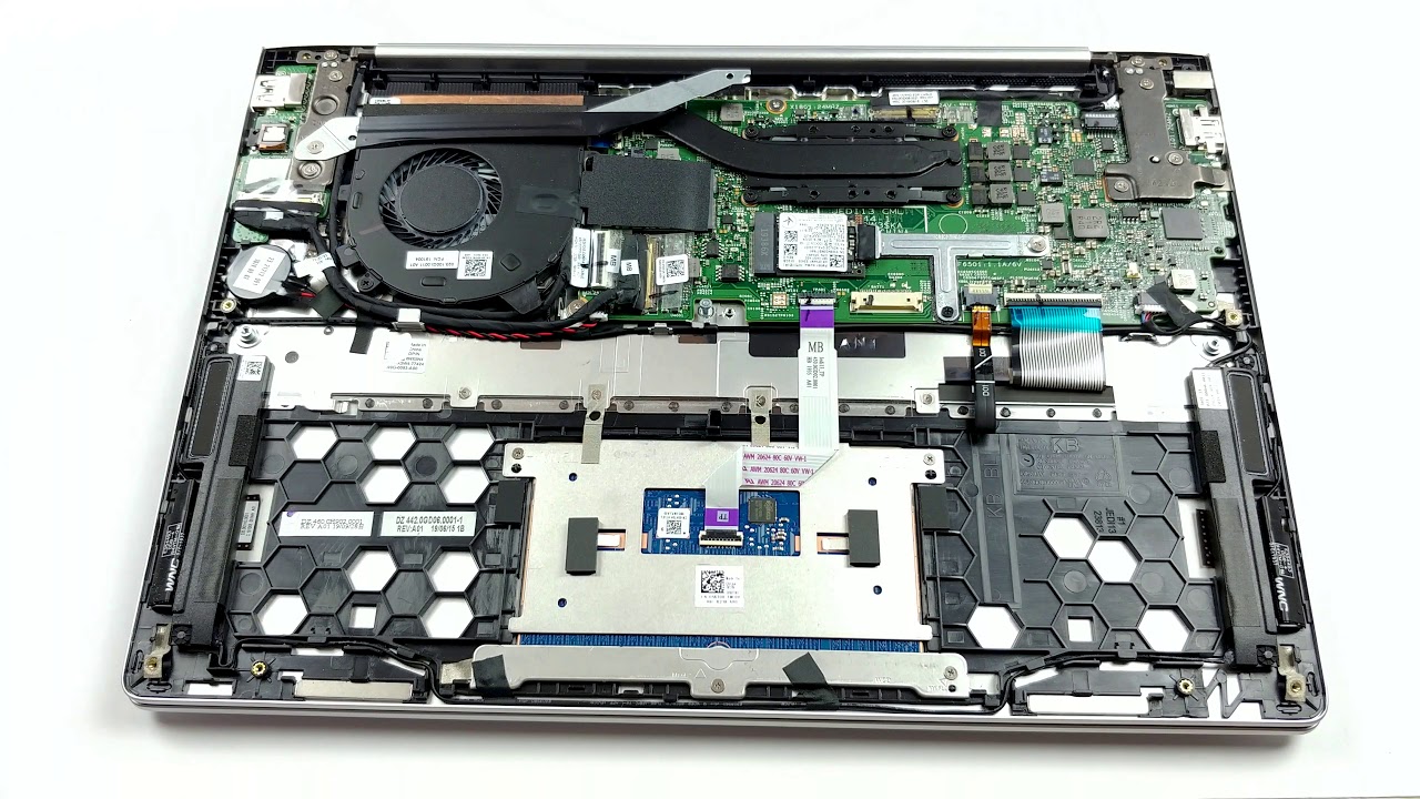 Inside Dell Inspiron 13 7391 2-in-1 - disassembly and upgrade 