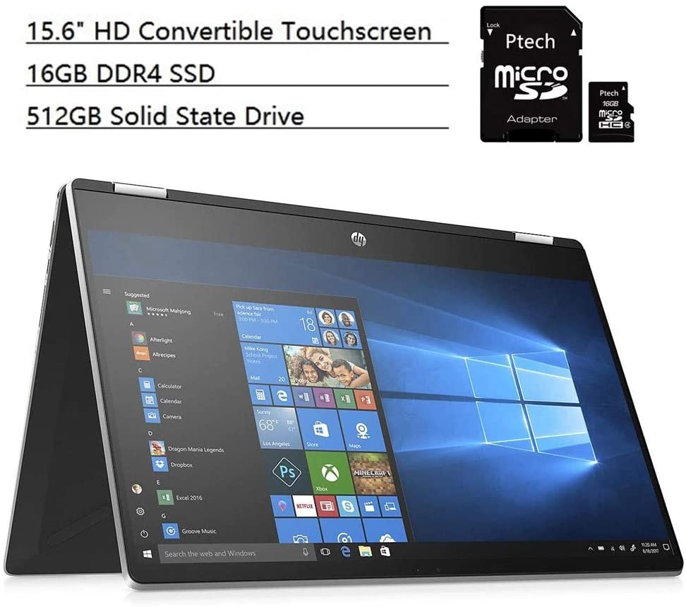 HP Pavilion x360 15 (15dq) i58265U · UHD Graphics 620 · 15.6”, HD