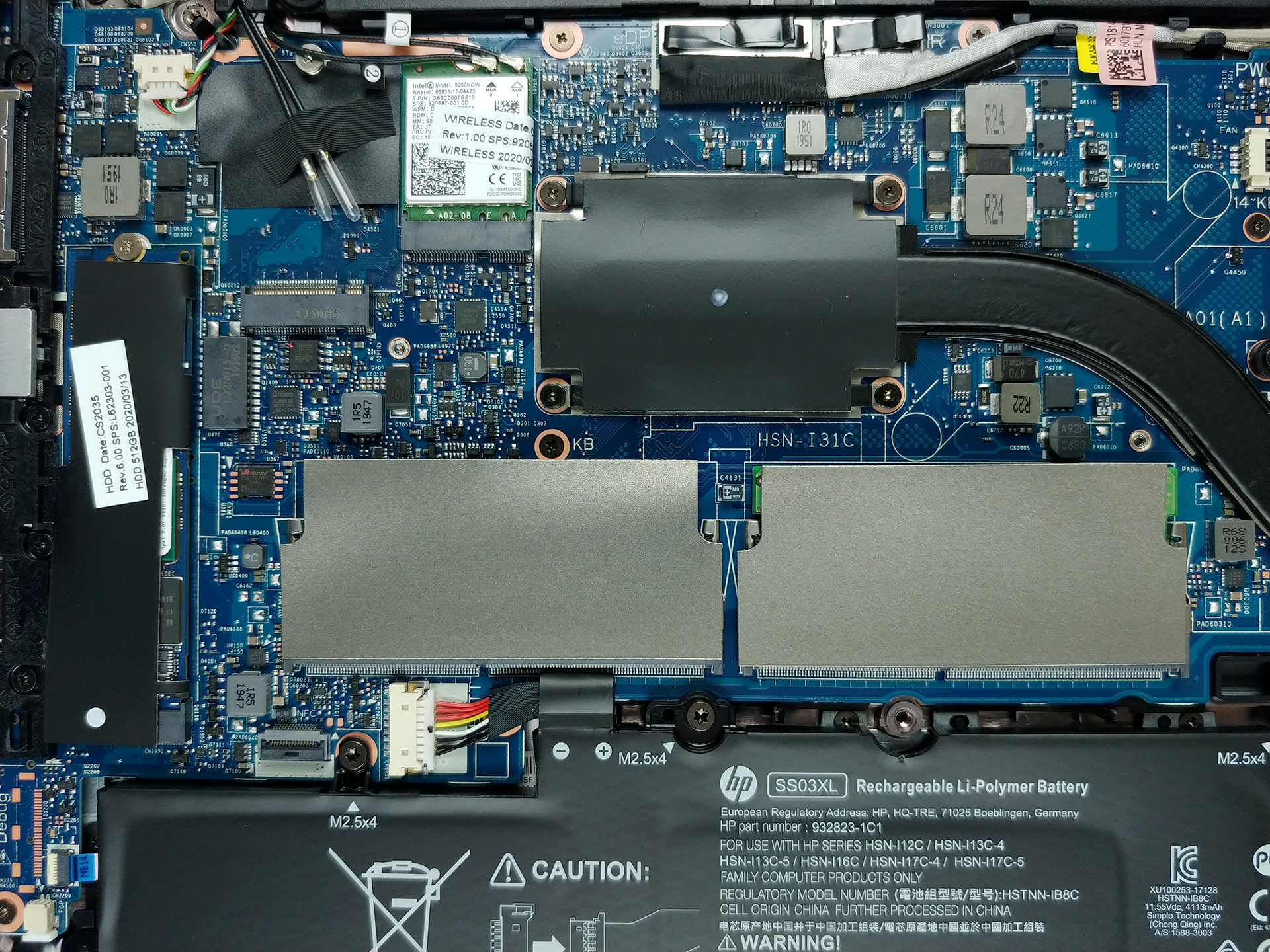 HP EliteBook 840 G6 - disassembly and upgrade options 