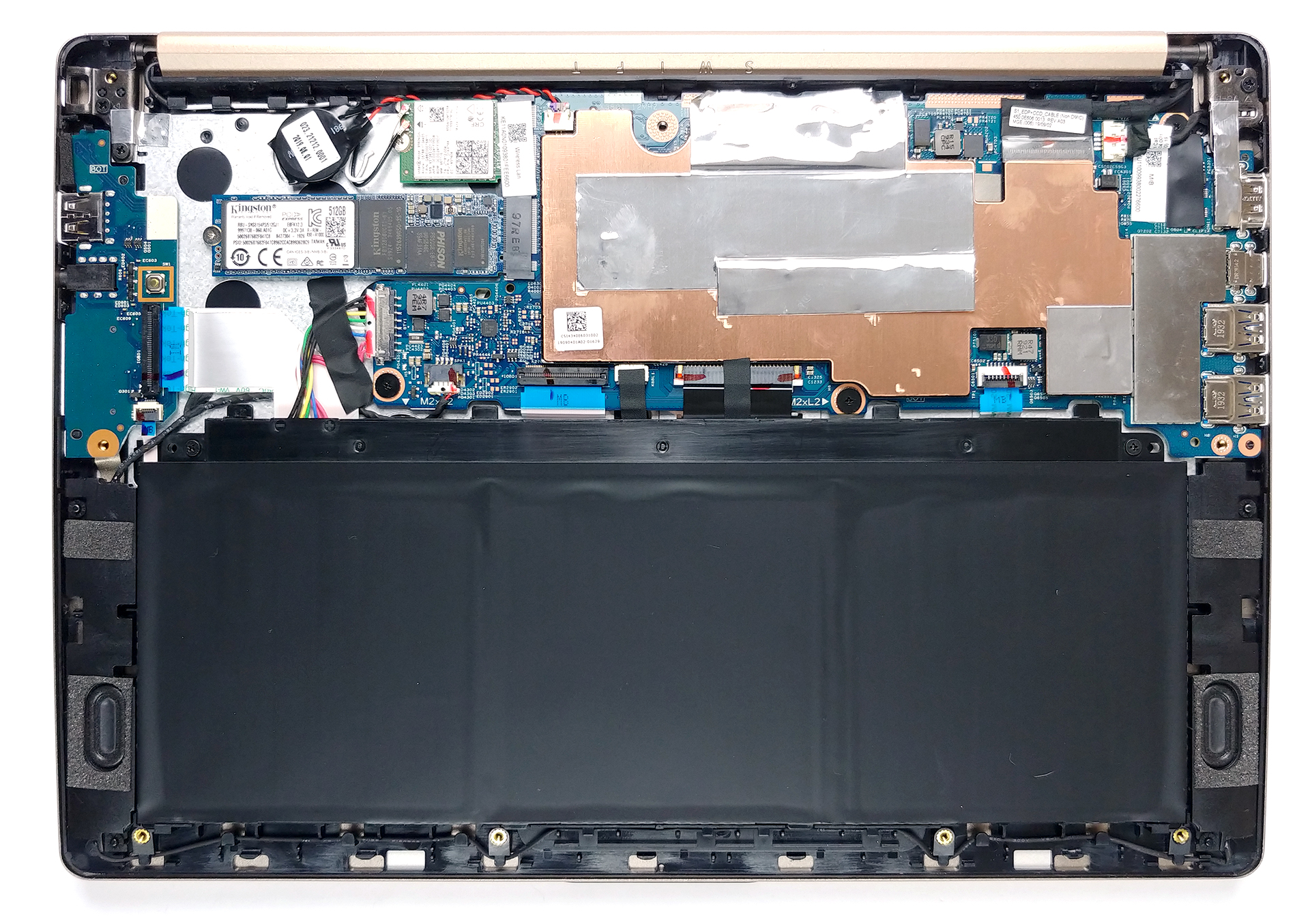 arv Seraph lidenskab Inside Acer Swift 1 (SF114-32) - disassembly and upgrade options |  LaptopMedia.com