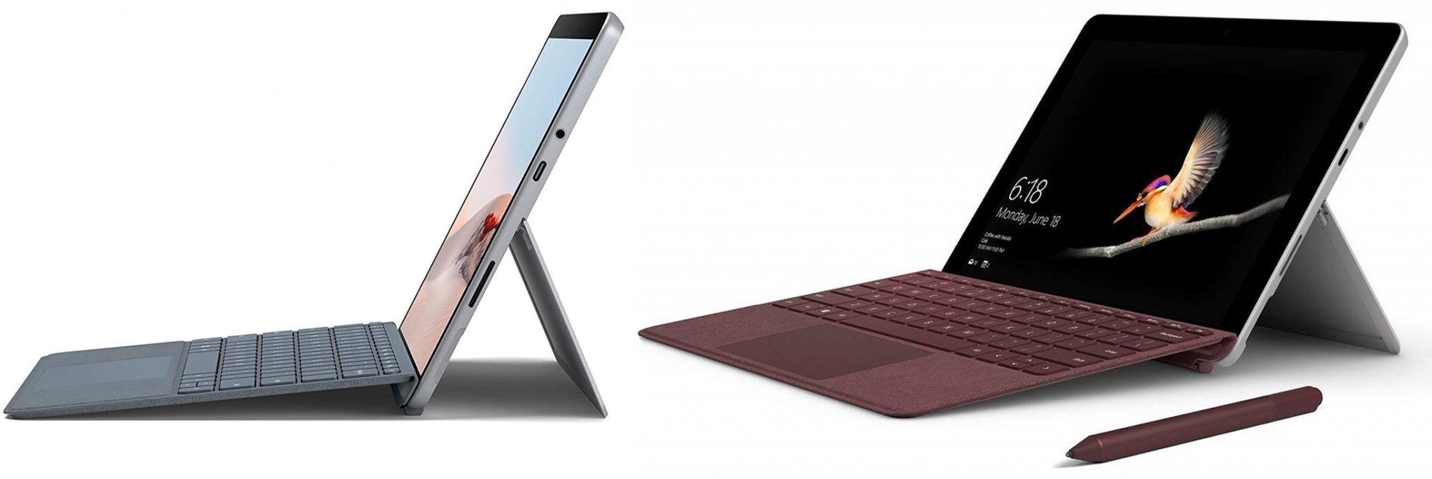 Microsoft Surface Go 2 vs Microsoft Surface Go the little one has a