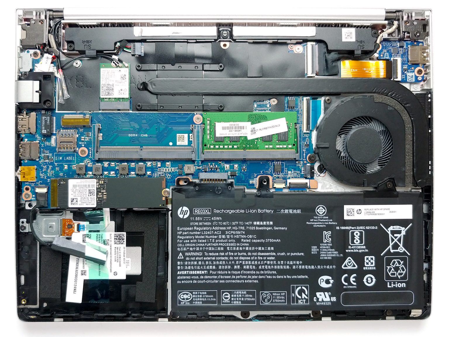 Inside Hp Probook 430 G7 Disassembly And Upgrade Options 7038