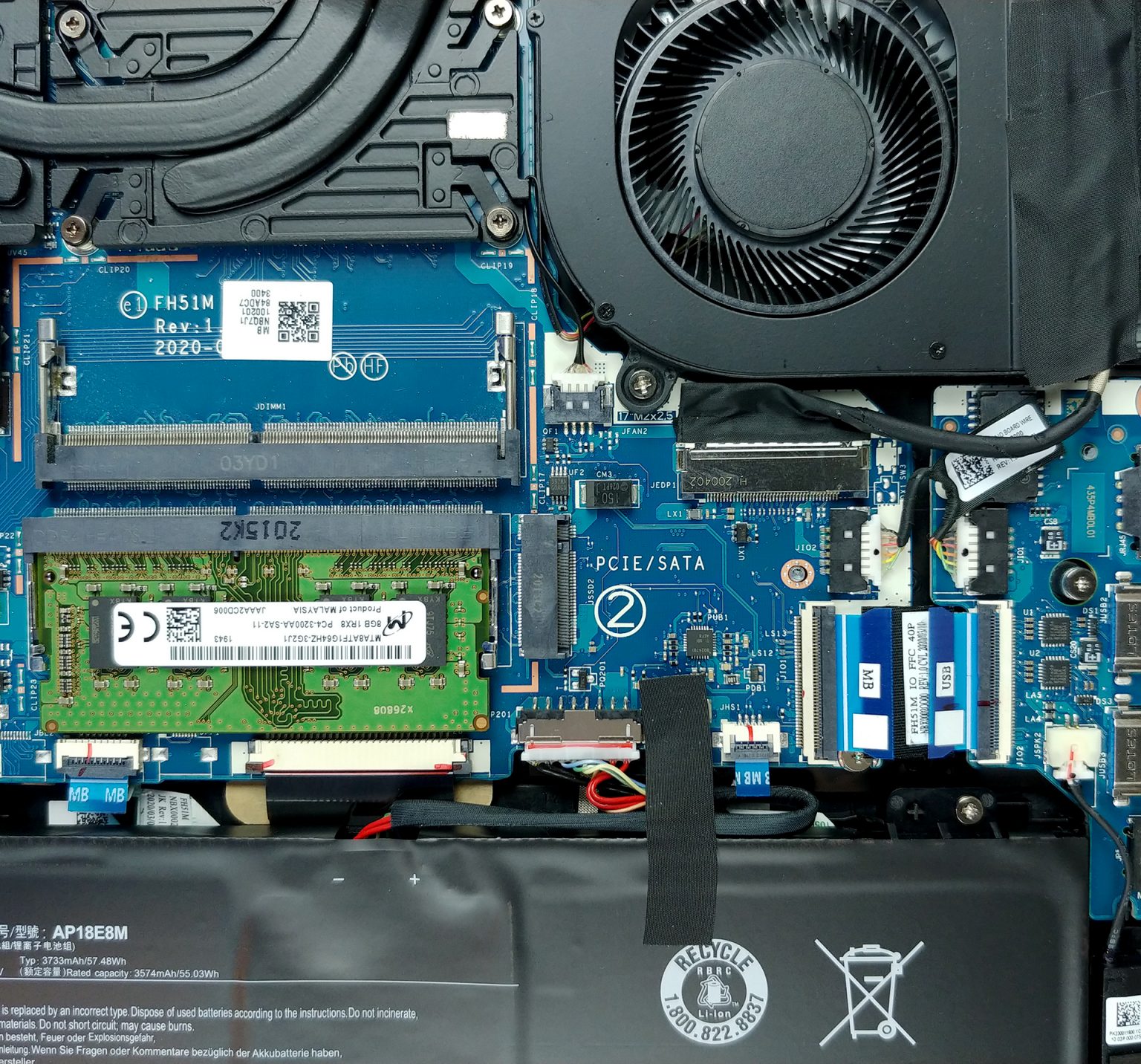 Inside Acer Nitro 5 (AN515-55) - disassembly and upgrade options ...