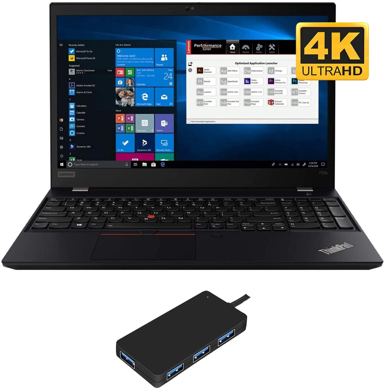 Lenovo Thinkpad P53 i7H 32Go 2x SSD 512Go+SSD 128Go