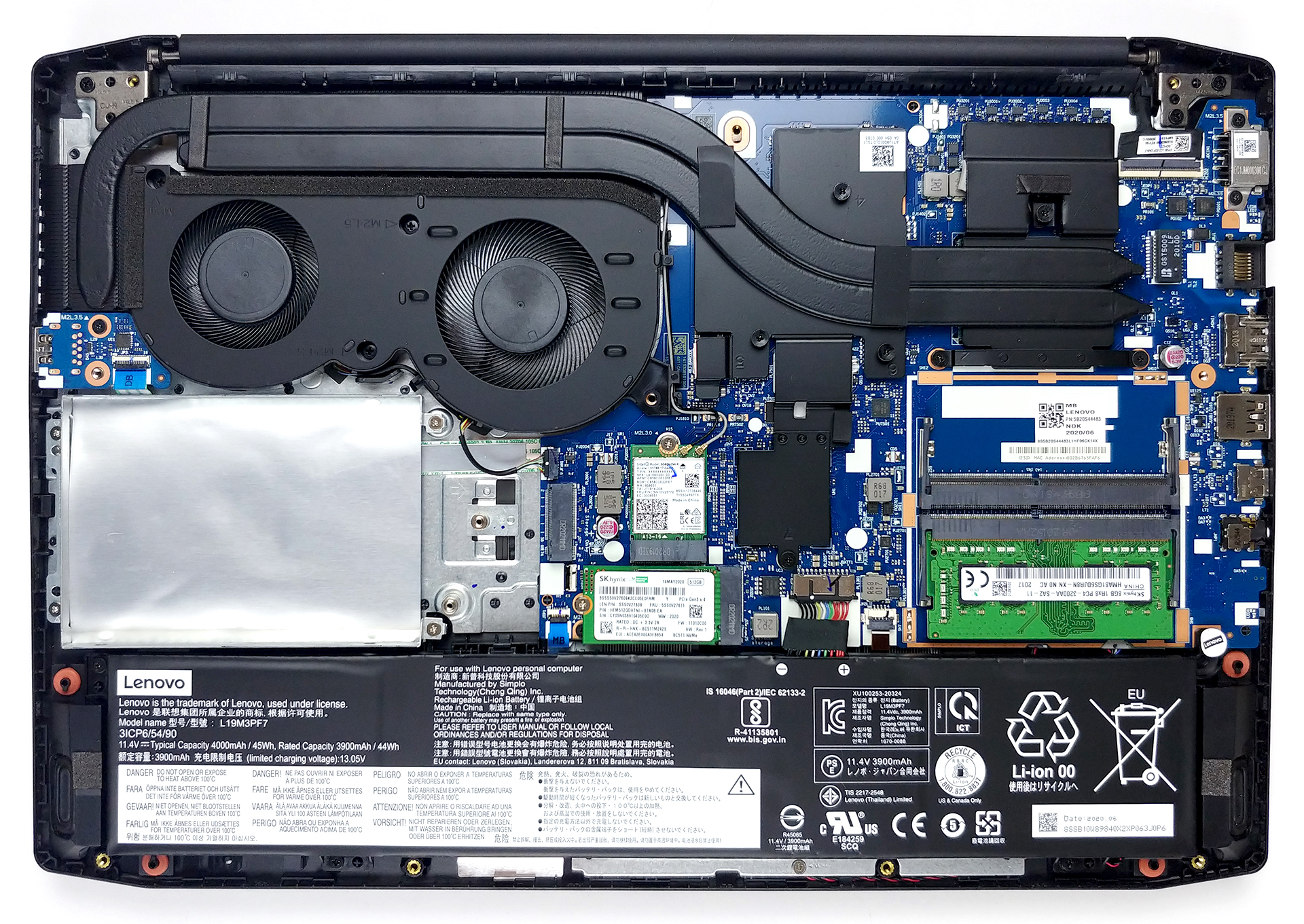 Inside Lenovo Ideapad Gaming 3i (15) - disassembly and upgrade options |  