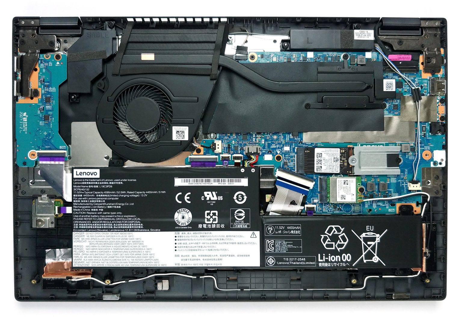 Inside Lenovo Ideapad Flex 5 (15) - disassembly and upgrade options ...