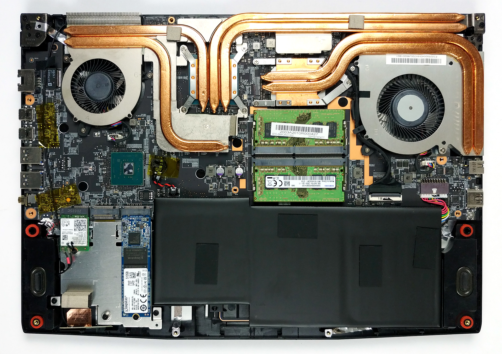 Inside MSI GF65 Thin 10Sx - disassembly upgrade options | LaptopMedia.com