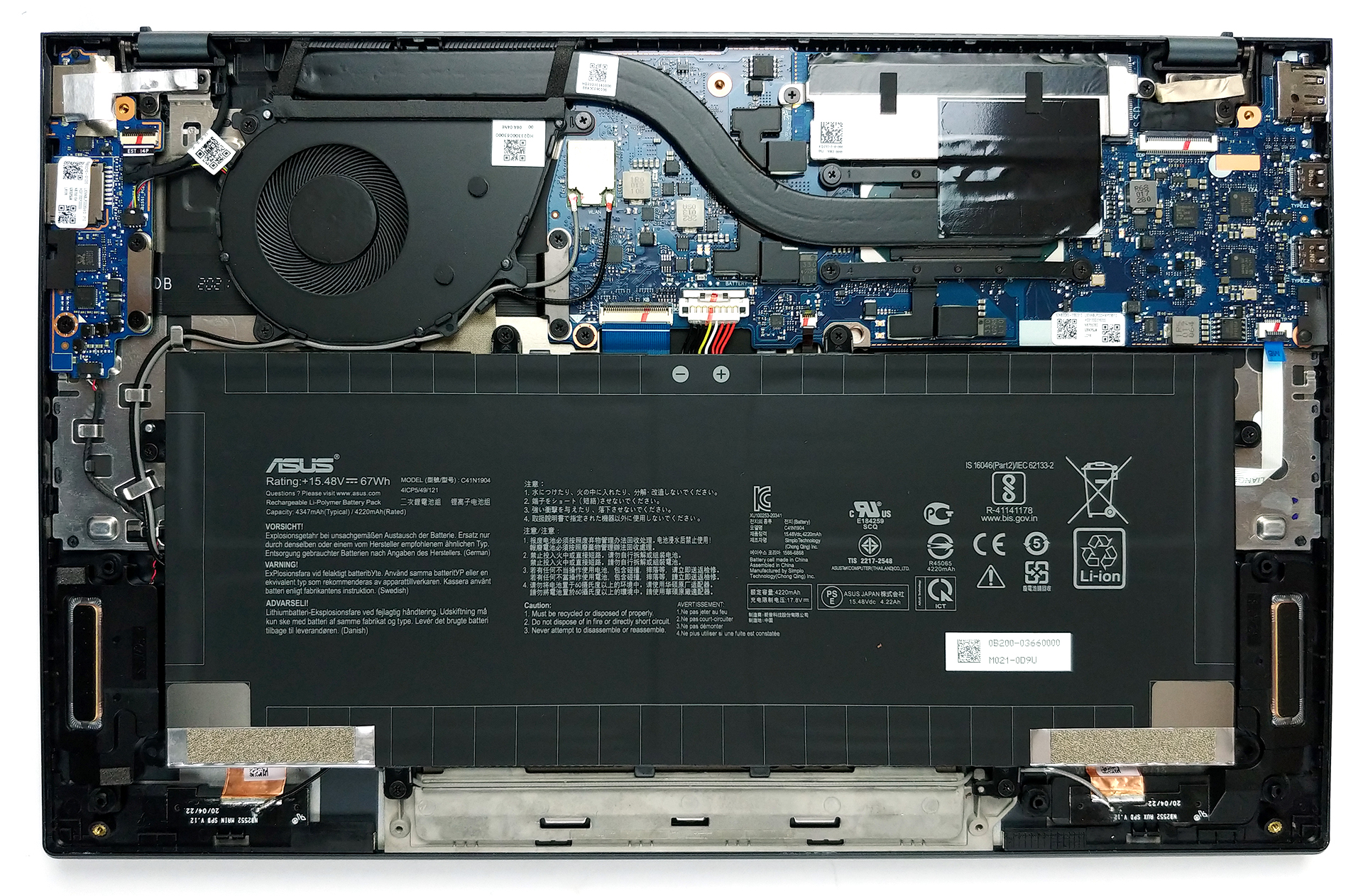 ASUS ZenBook 14 UX425 - disassembly and upgrade options | LaptopMedia.com