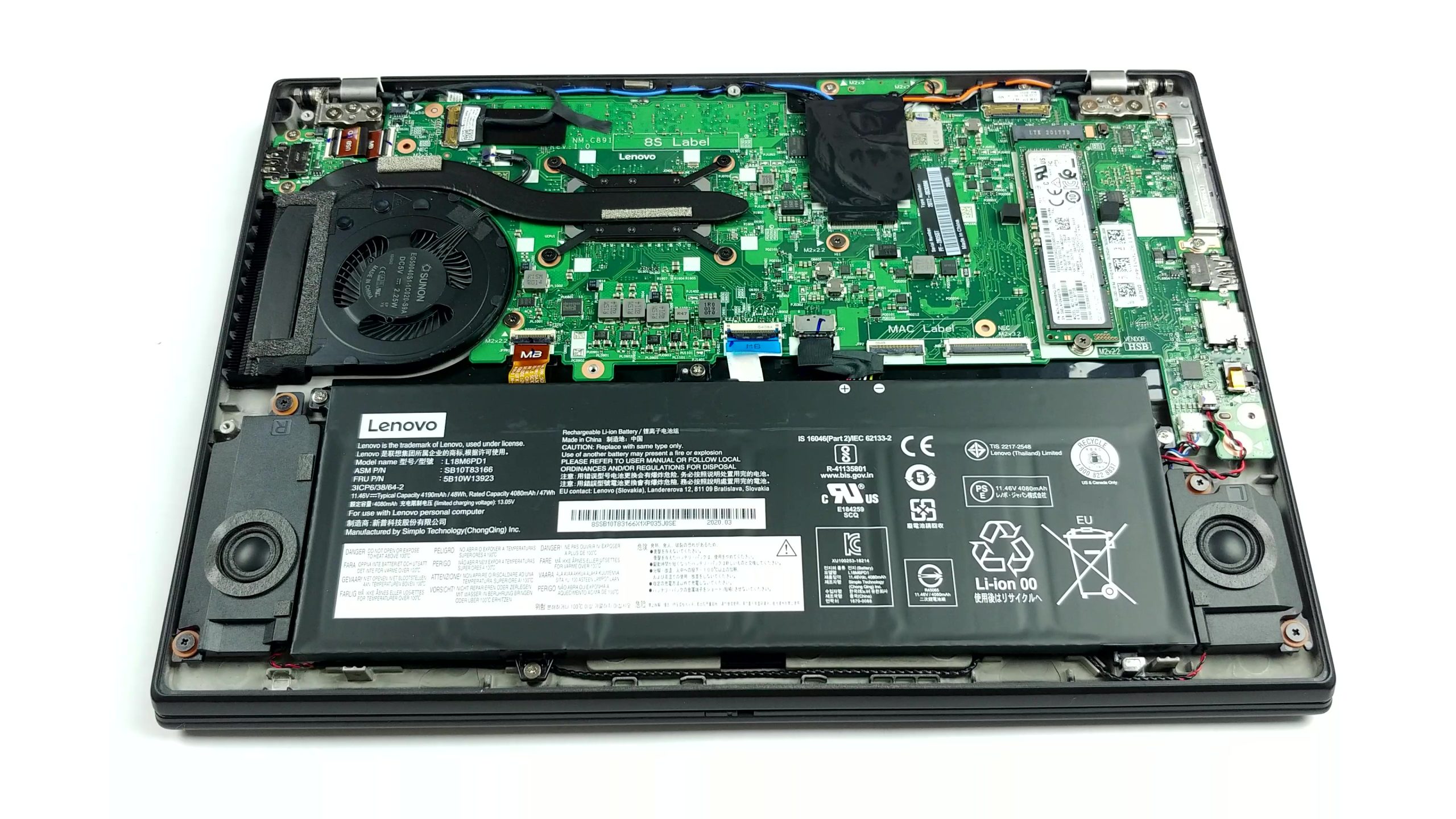 Lenovo ThinkPad X13 Gen 1 · i510210U · Intel UHD Graphics · 13.3