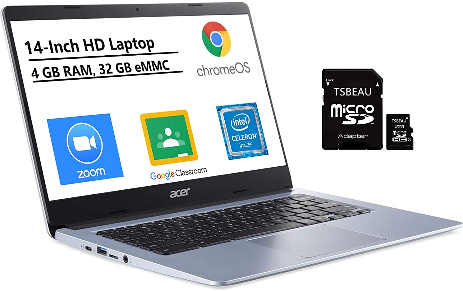 Acer Chromebook 314 CBOA314-1H-C4ZG, Ordinateur