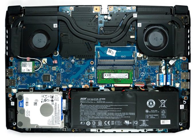 Inside Acer Nitro 5 (AN515-44) - disassembly and upgrade options ...