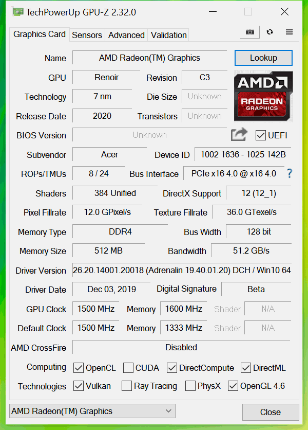 PC Portable Acer Swift 3 SF314-42-R8KM Ryzen™ 7 8Gb 512Go SSD  (NX.HSEEF.004) - EVO TRADING