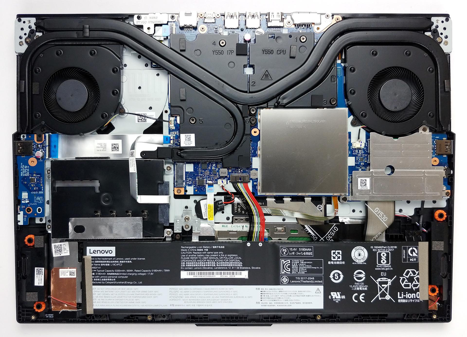 Inside Lenovo Legion 5i 17 - disassembly and upgrade options ...