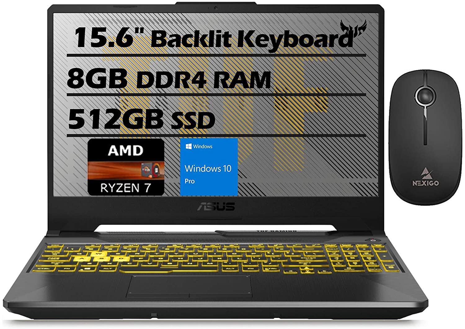 ASUS TUF Gaming A15 (FA506) - Ryzen 7 4800H · RTX 2060 · 15.6”, Full HD ...