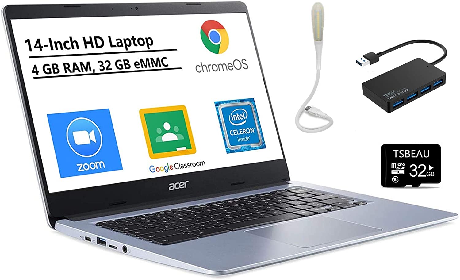 Acer Chromebook 314 (C933) Celeron N4000 · UHD Graphics 600 · 14.0