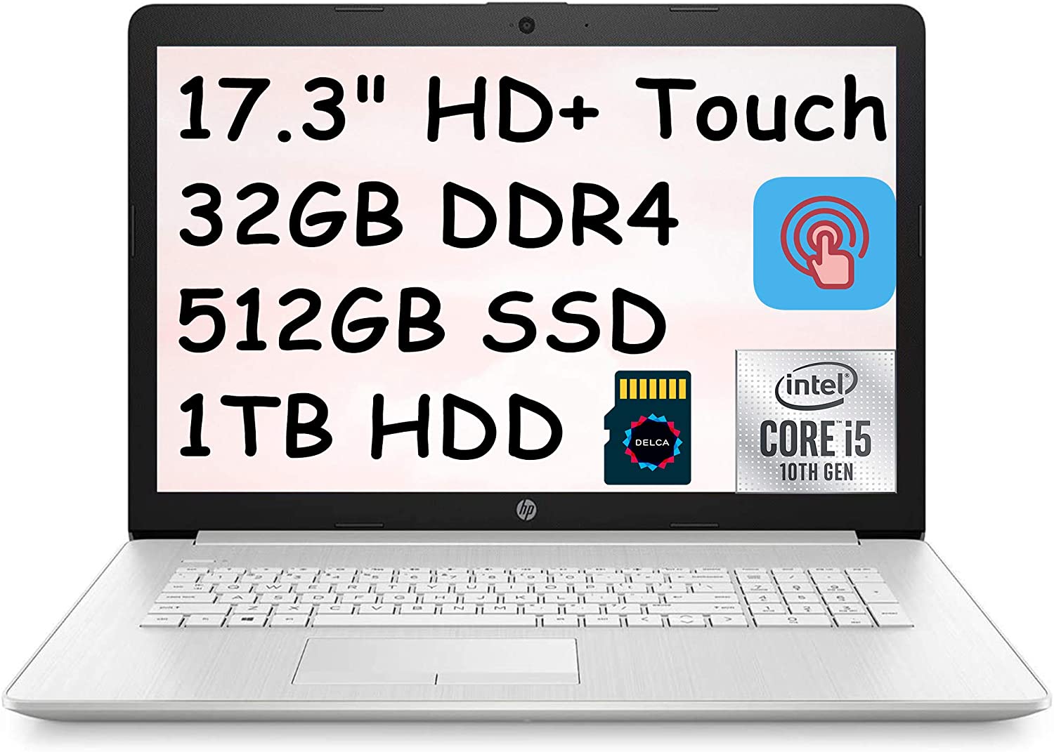 HP 17 (17-by3000) - i5-1035G1 · UHD Graphics G1 · 17.3”, HD+ (1600 x ...