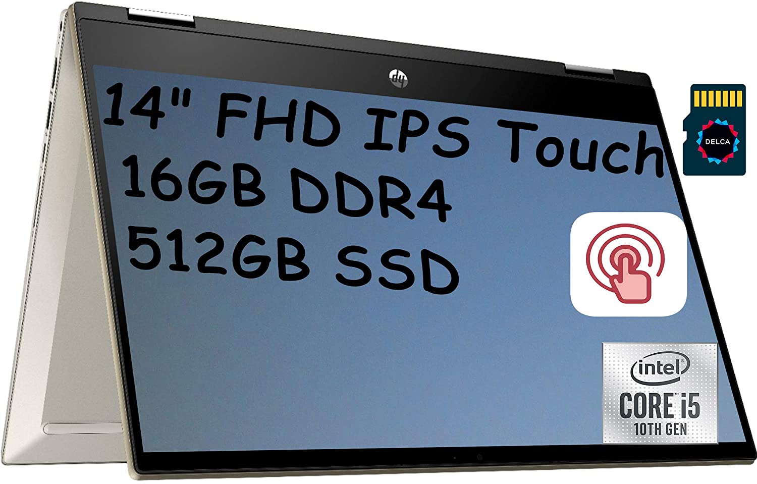 HP Pavilion x360 14 (14dw0000) i51035G1 · UHD Graphics G1 · 14.0