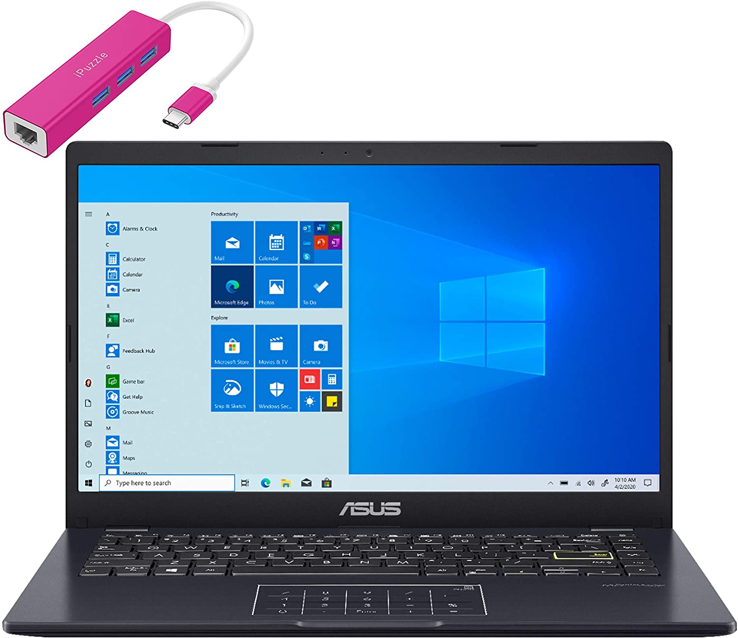 ASUS E410 Celeron N4020 · UHD Graphics 600 · 14.0”, HD (1366 x 768