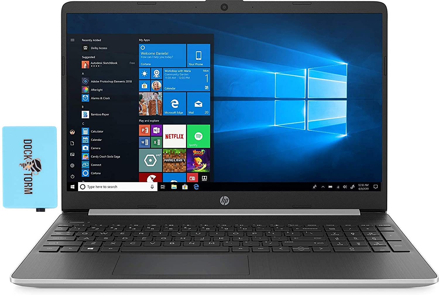 HP 15 - i7-1065G7 · Iris Plus Graphics G7 · 15.6”, Full HD (1920 x 1080 ...