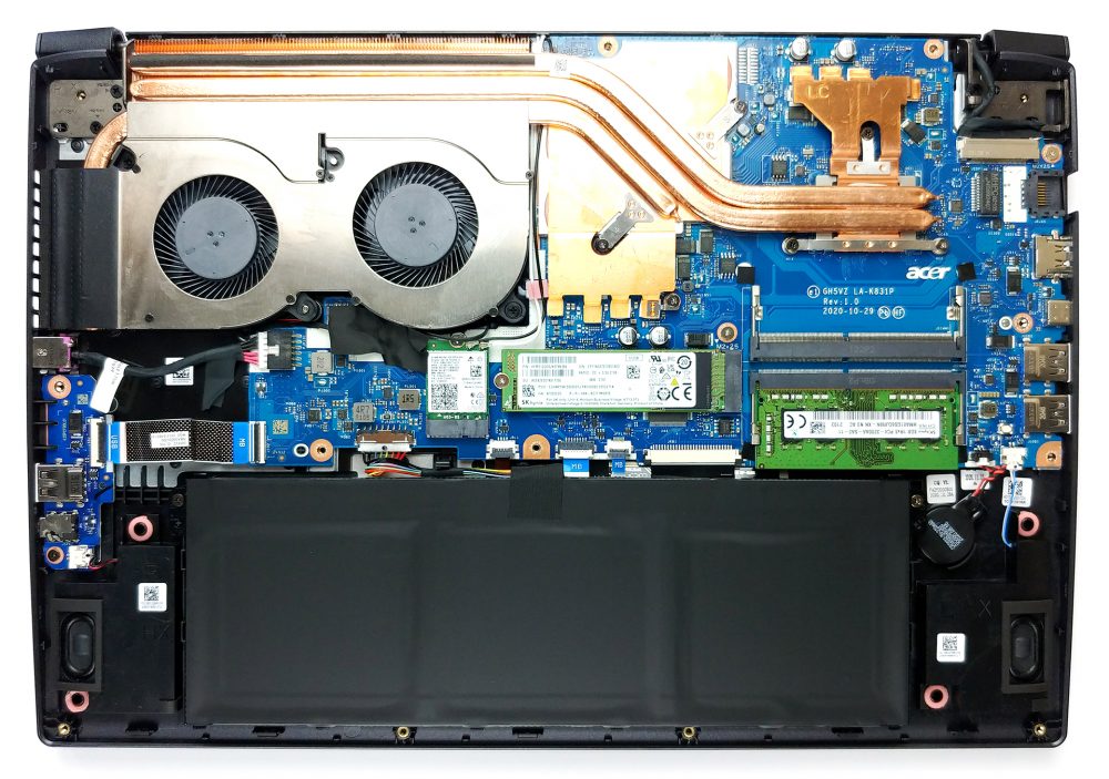 Inside Acer Aspire (A715-42G) and upgrade options LaptopMedia.com