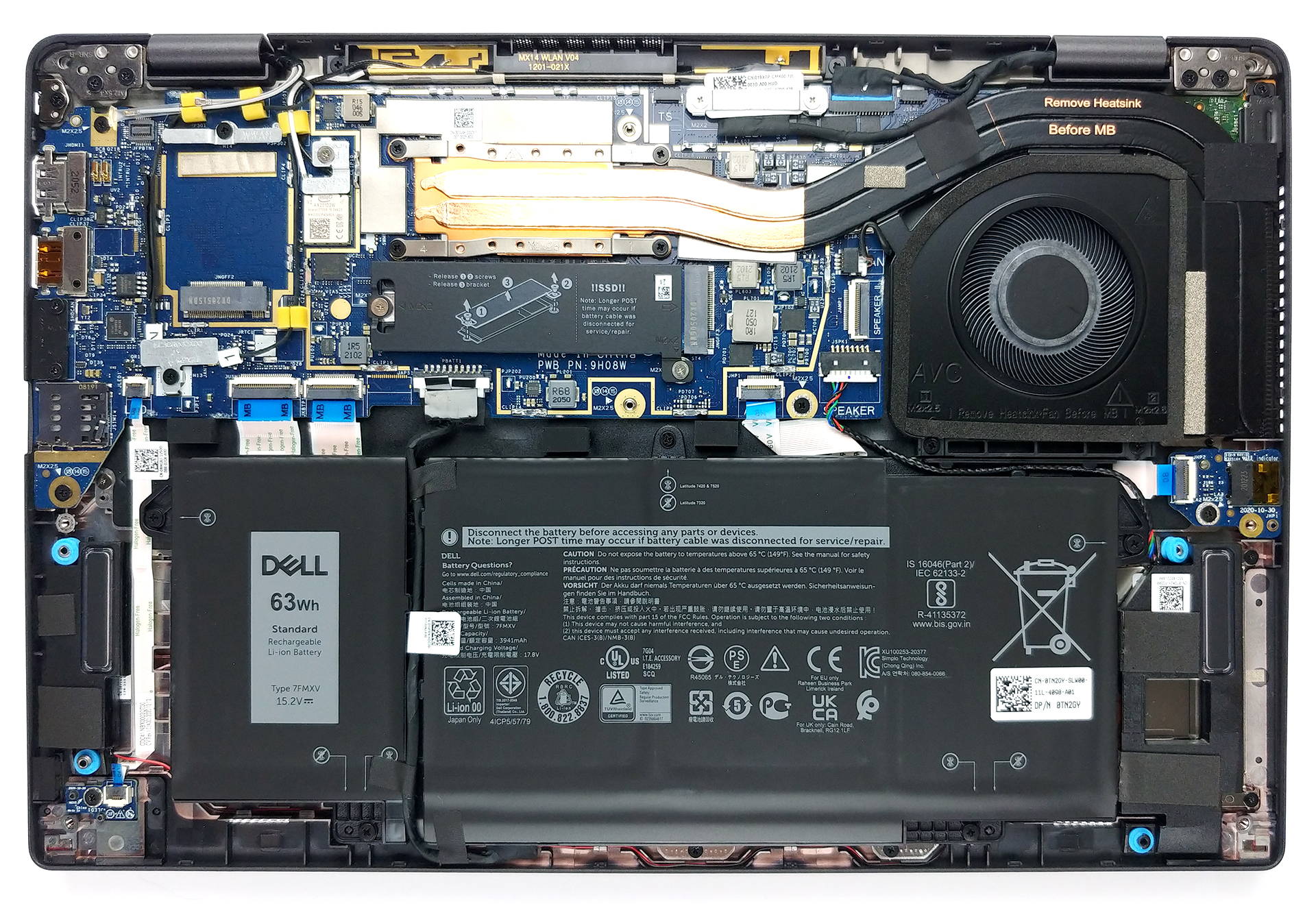 Inside Dell Latitude 14 7420 - disassembly and upgrade options |  