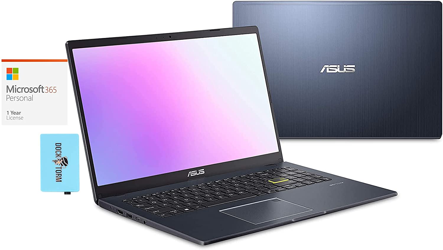 ASUS E510 · Celeron N4120 · UHD Graphics 600 · 15.6”, HD (1366 x 768), TN · 256GB SSD · 4GB DDR4