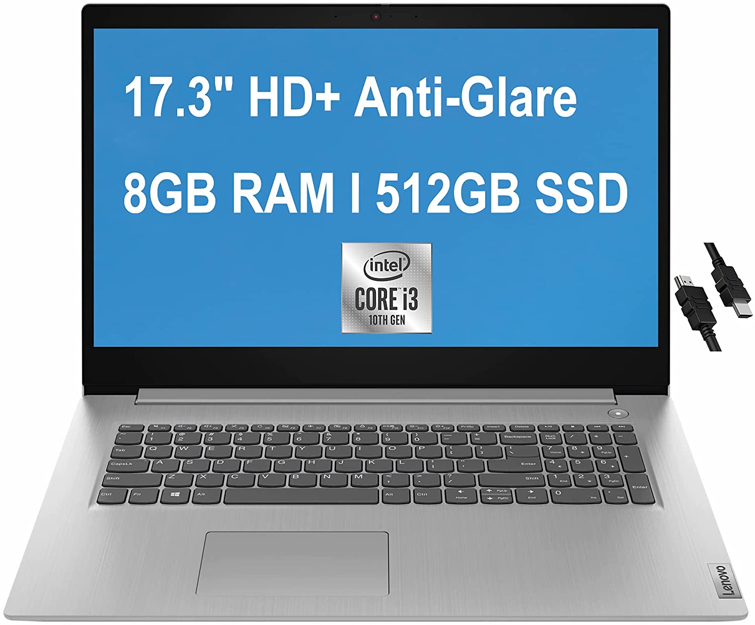 Lenovo IdeaPad 3 17 - i3-10110U · Intel UHD Graphics · 17.3”, HD+ (1600 ...