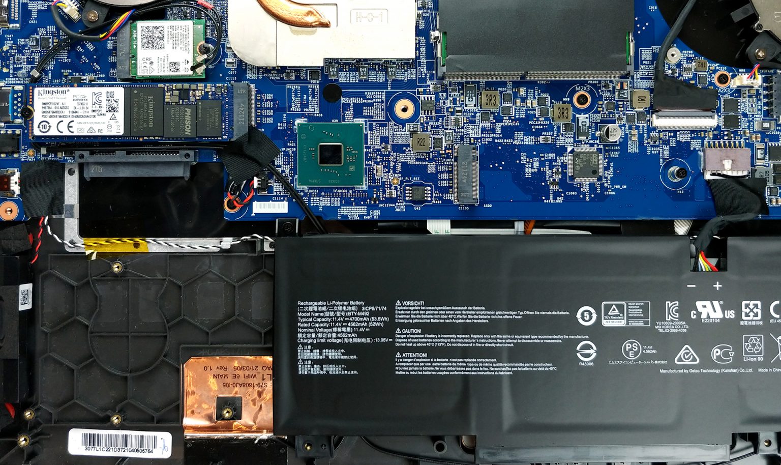 Inside MSI Pulse GL76 - disassembly and upgrade options | LaptopMedia UK