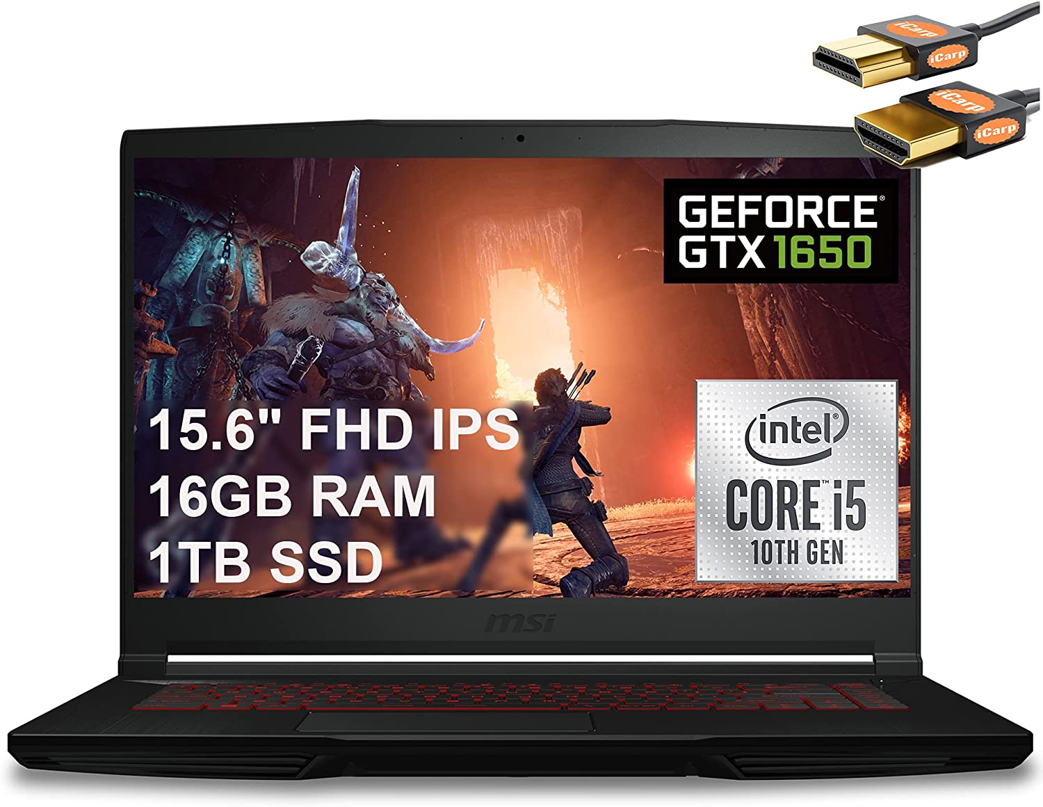 MSI GF63 Thin · i510500H · rtx 3050 · 15.6”, Full HD (1920 x 1080