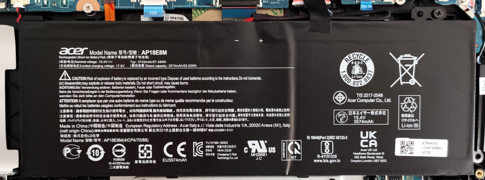 Inside Acer Nitro 5 (AN51557) disassembly and upgrade options