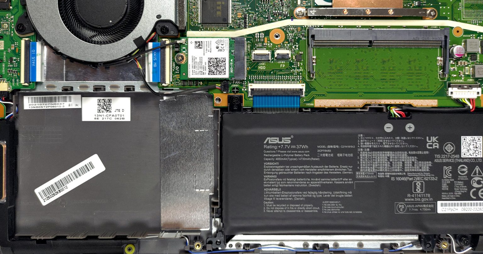 Inside Asus Vivobook 14 X415 Disassembly And Upgrade Options 6014