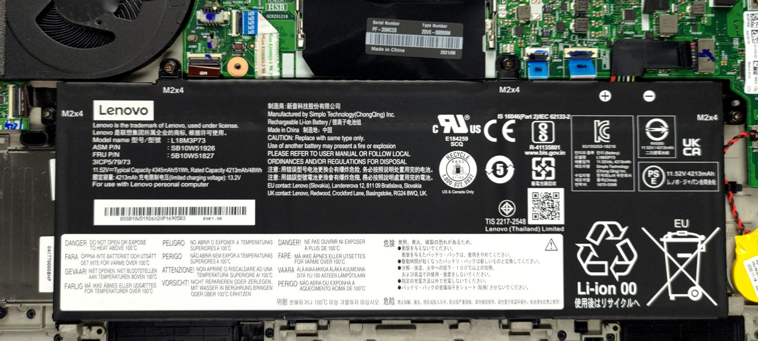 Inside Lenovo ThinkPad P14s Gen 2 - Disassembly And Upgrade Options ...