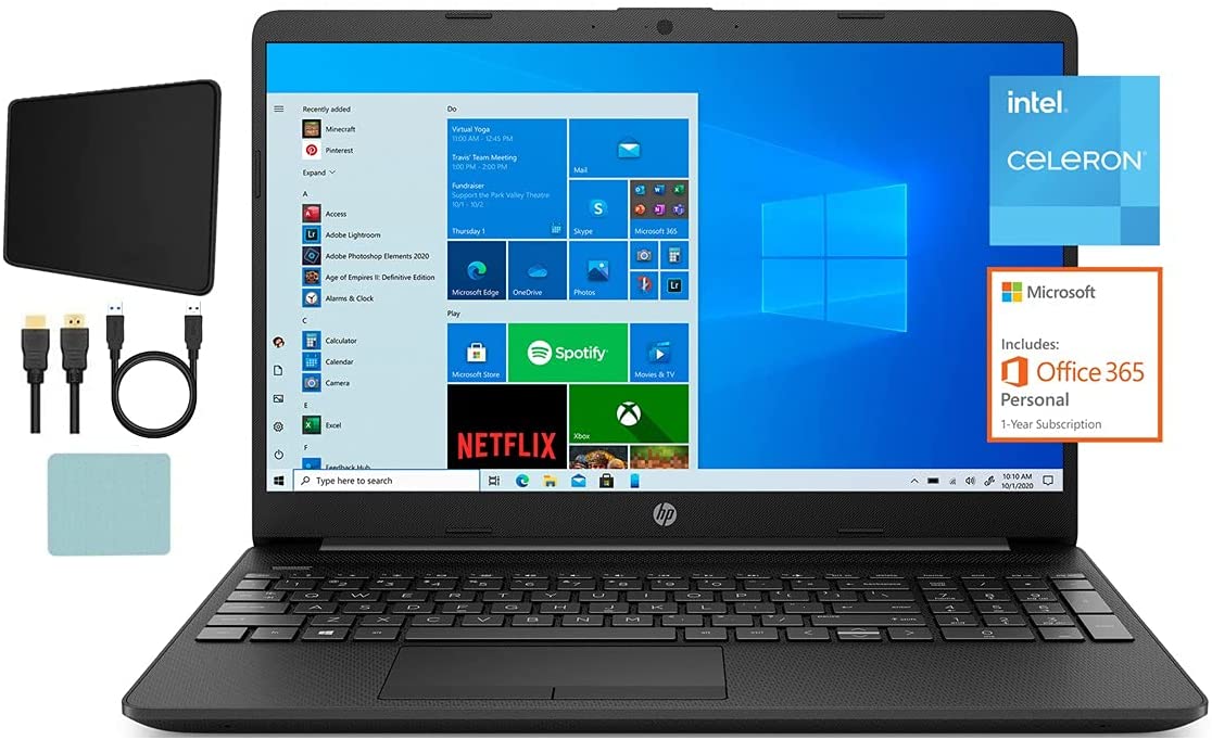 HP 15 - Celeron N4020 · UHD Graphics 600 · 15.6”, Full HD (1920 x 1080 ...