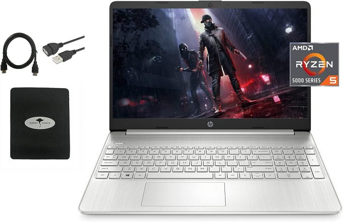 Hp 15 Ryzen 5 5500u · Rx Vega 7 15w · 156” Full Hd 1920 X 1080 Ips · 256gb Ssd · 8gb Ddr4 3134