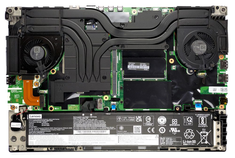 Inside Lenovo ThinkPad P15 Gen 2 - disassembly and upgrade options ...
