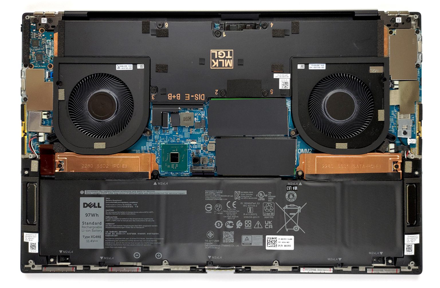 Inside Dell Xps 17 9710 Disassembly And Upgrade Options 5985