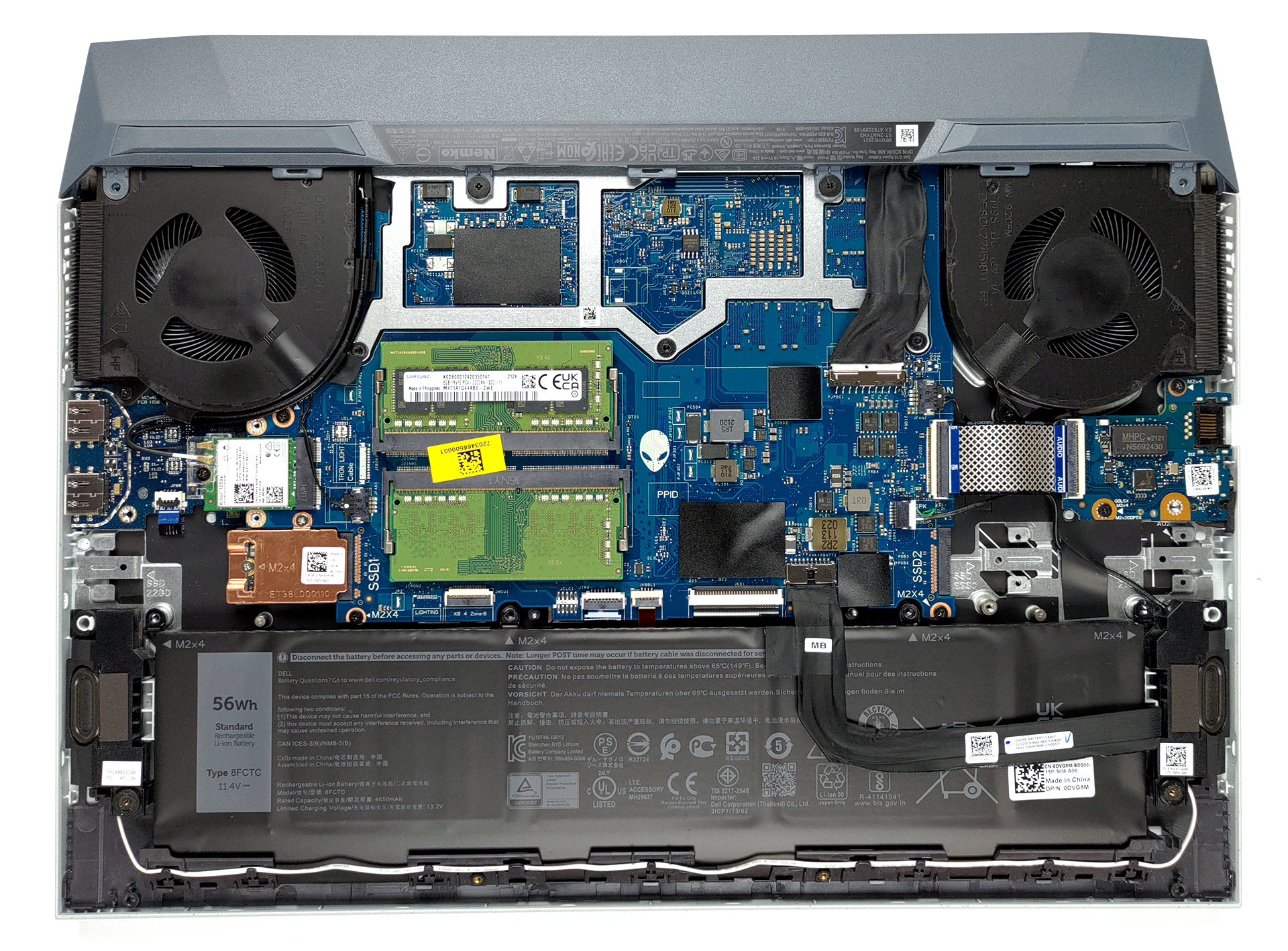 Inside Dell G15 5515 Ryzen Edition - disassembly and upgrade options