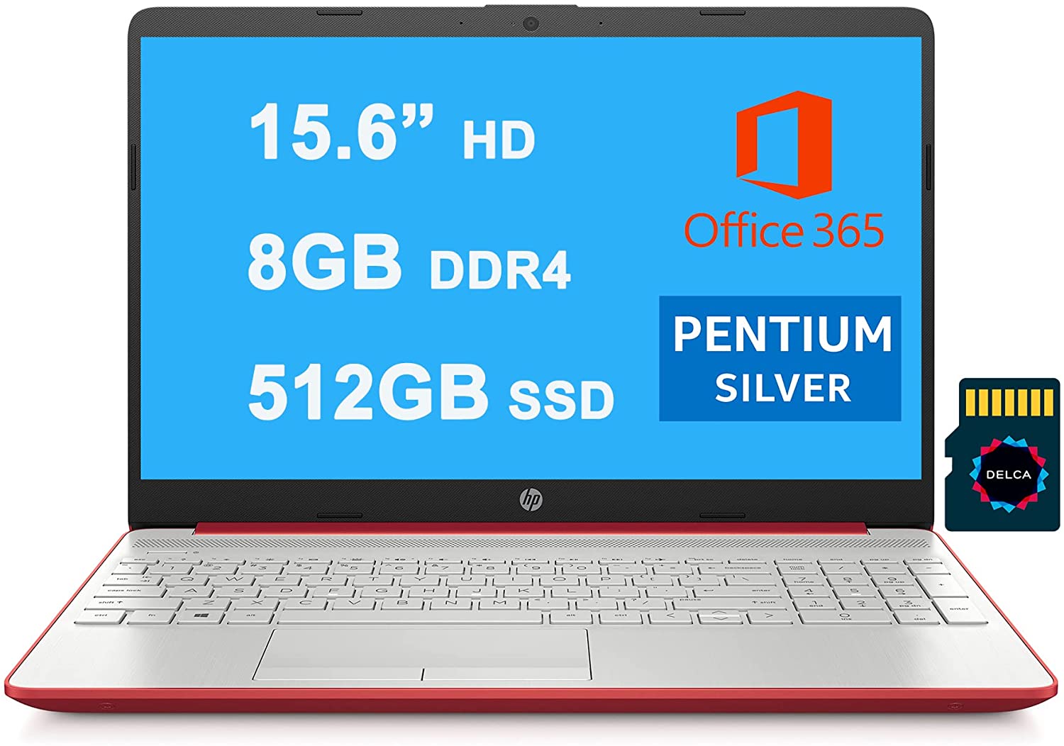 HP 15 Pentium N5000 · UHD Graphics 605 · 15.6”, HD (1366 x 768), TN