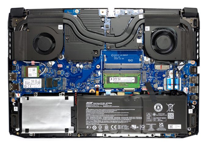 Inside Acer Nitro 5 (AN515-45) - disassembly and upgrade options ...