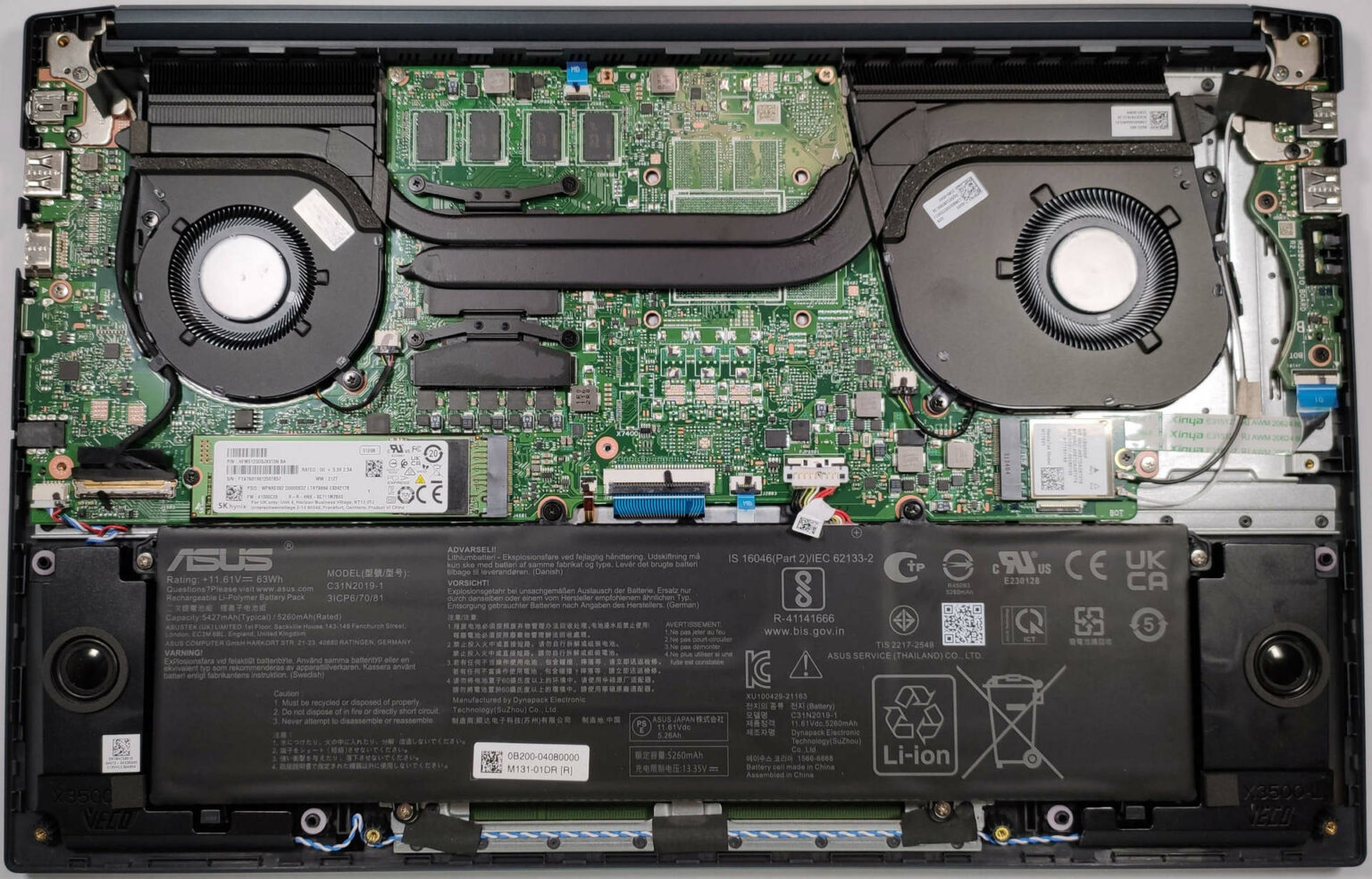 Inside Asus Vivobook Pro Oled M Disassembly And Upgrade Options Laptopmedia Com