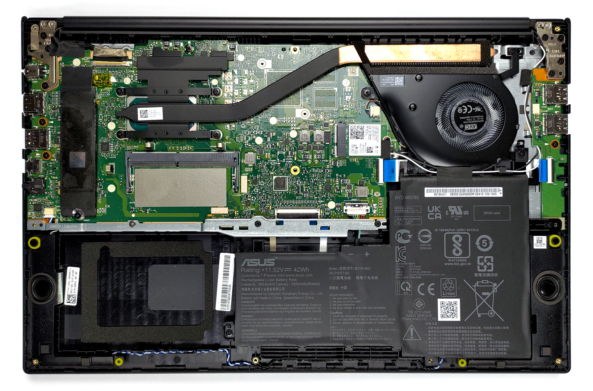 ASUS Vivobook 15 OLED K513 - i5-1135G7 · Xe Graphics G7 80 EU · 15.6”, FHD  (1920 x 1080), OLED · 512GB SSD · 2x 8GB DDR4 · Windows 10 Home