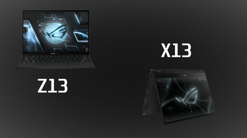 Specs and Info] ASUS ROG Flow Z13 (GZ301) and X13 (GV301) - a new