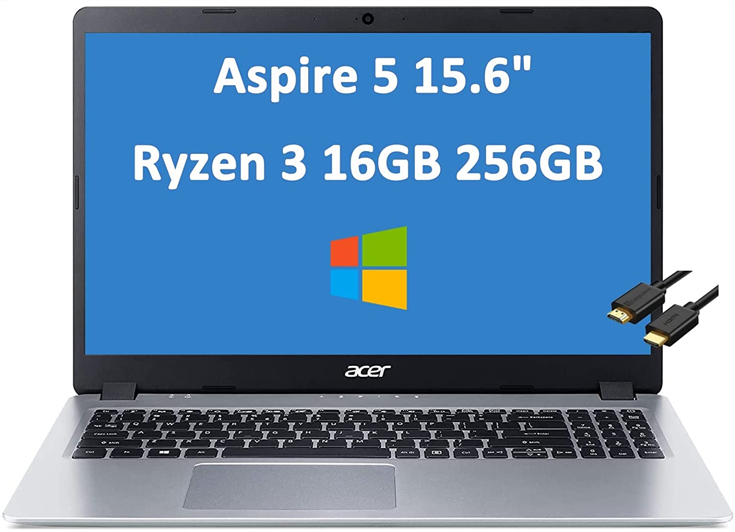 Acer Aspire 5 Ryzen 3 3200U · Radeon RX Vega 3 · 15.6”, Full HD (1920