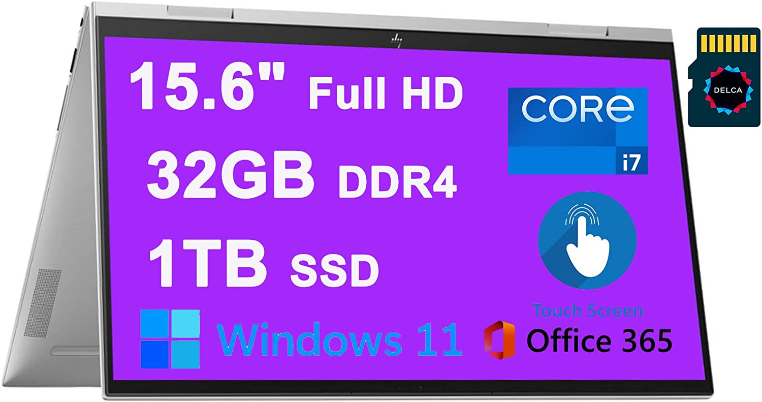HP ENVY x360 15 i71195G7 · Xe Graphics G7 · 15.6”, Full HD (1920 x