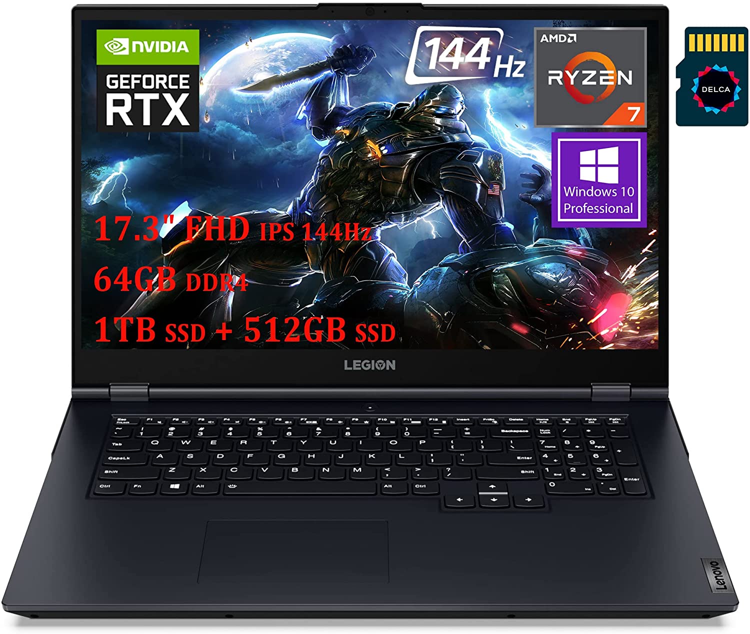 Lenovo Legion 5 17 - Ryzen 5 5800H · RTX 3070 130W · 17.3”, Full HD ...