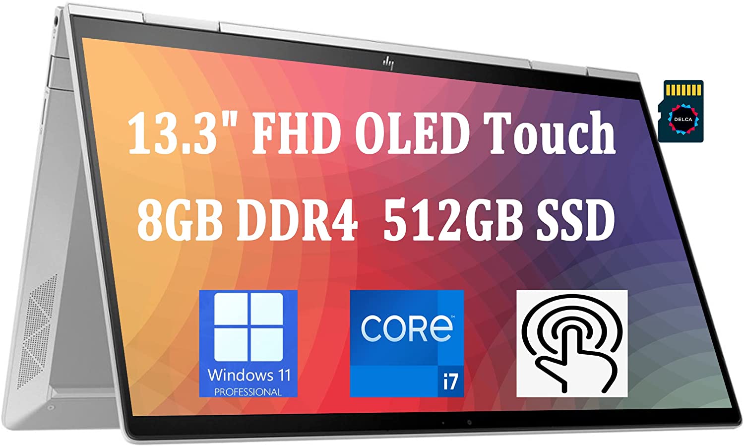 HP ENVY x360 13 i71195G7 · Xe Graphics G7 · 13.3”, Full HD (1920 x