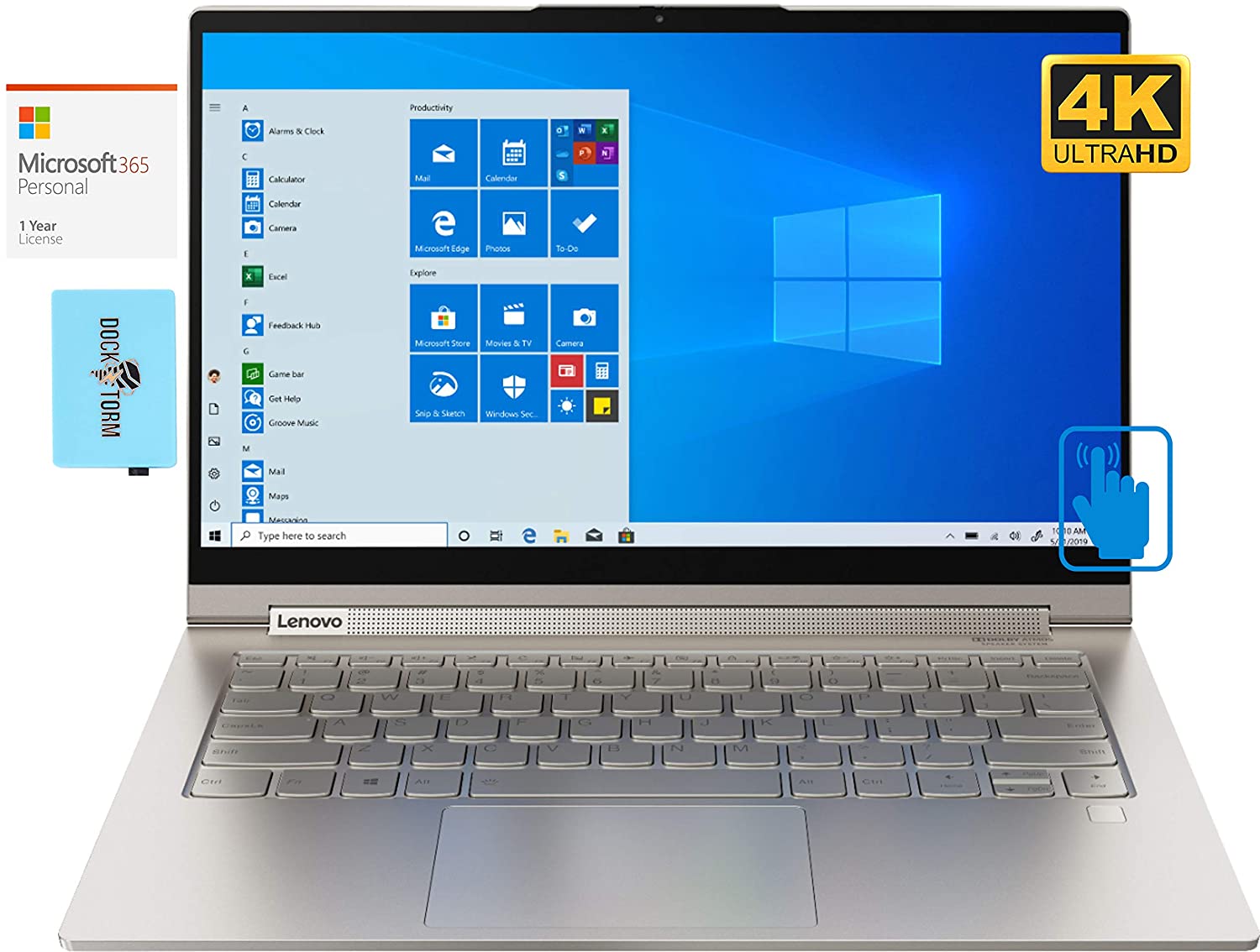 Lenovo Yoga C940 14 i71065G7 · Iris Plus Graphics G7 · 14.0”, 4K UHD