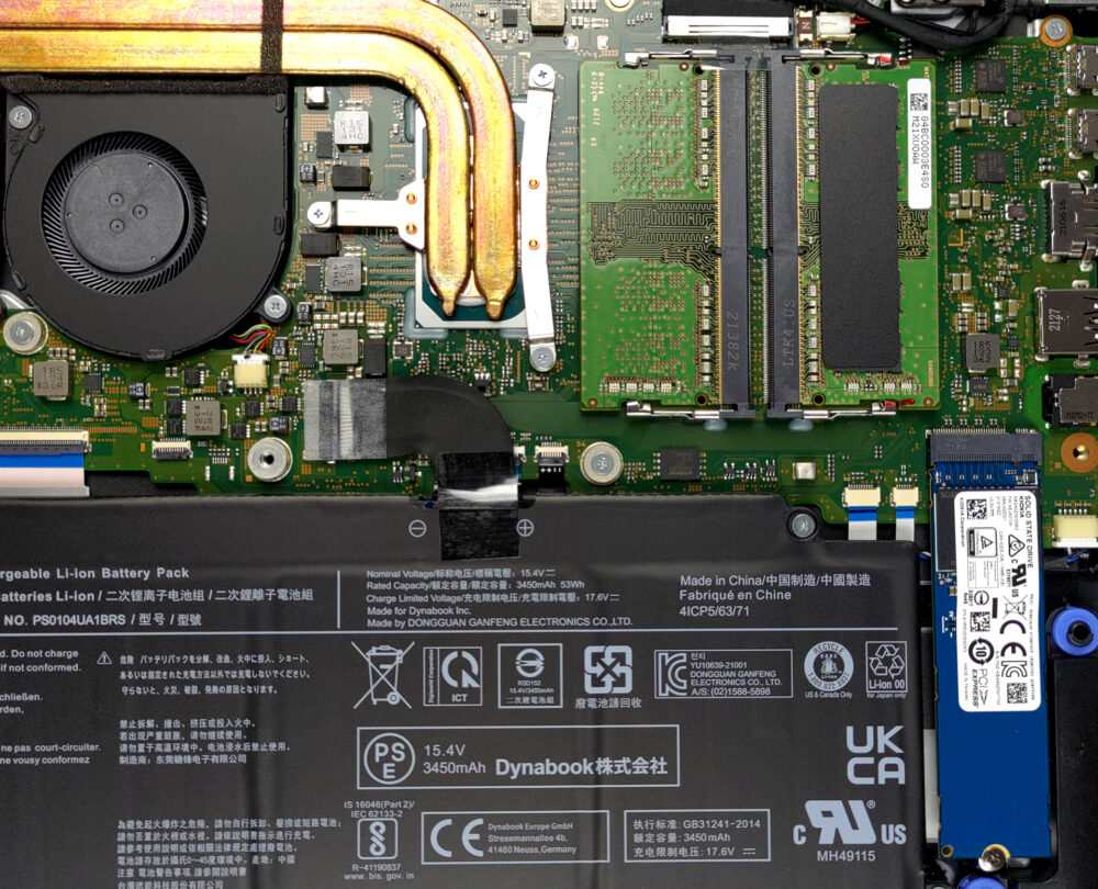 Inside Dynabook Tecra A50-J - disassembly and upgrade options ...